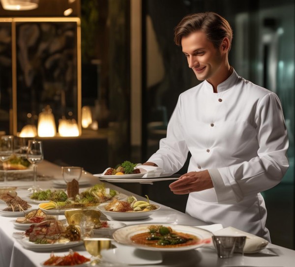 酒店餐饮服务员，服务之道与创新的融合