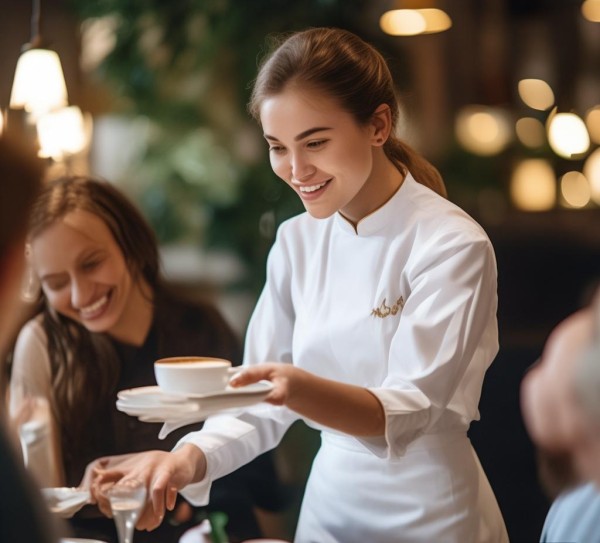 酒店餐饮服务员用镜头讲述服务美绝绝子